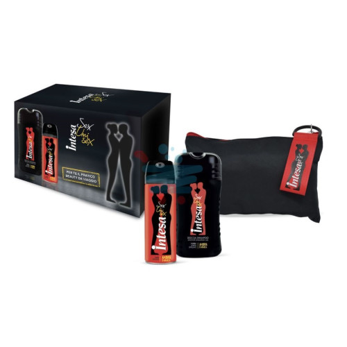 Набір подарунковий Intesa Sex Unisex Ambra D'arabia (гель д/душу+дезодорант+косметичка). Набір подарунковий Intesa Sex Unisex Ambra D'arabia (гель д/душу+дезодорант+косметичка).